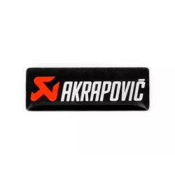 Αυτοκόλλητο AKRAPOVIC GEL BK 30x11