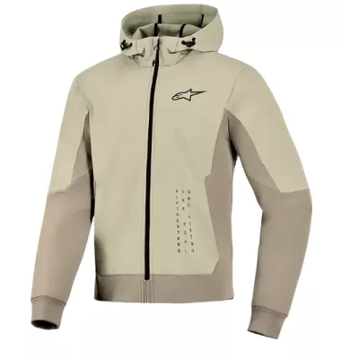 Ζακέτα μηχανής ALPINESTARS Radium Tech Hoodie MASTIC/ALUMINUM