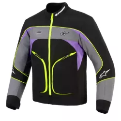 Μπουφάν μηχανής ALPINESTARS UNITE BLACK/ASPHALT/VIOLET