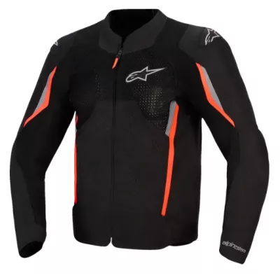Μπουφάν μηχανής ALPINESTARS AST AIR V3 BLACK/GRAY/RED FLUO