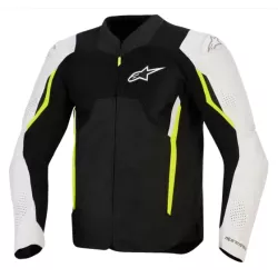 Μπουφάν μηχανής ALPINESTARS AST AIR V3 BLACK/SILVER/YELLOW FLUO