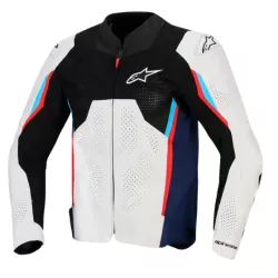 Μπουφάν μηχανής ALPINESTARS AST AIR V3 SILVER/BLUE/RED