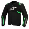 Μπουφάν μηχανής ALPINESTARS  T-SPS AIR V2 BLACK/FLUO GREEN