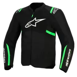 Μπουφάν μηχανής ALPINESTARS  T-SPS AIR V2 BLACK/FLUO GREEN