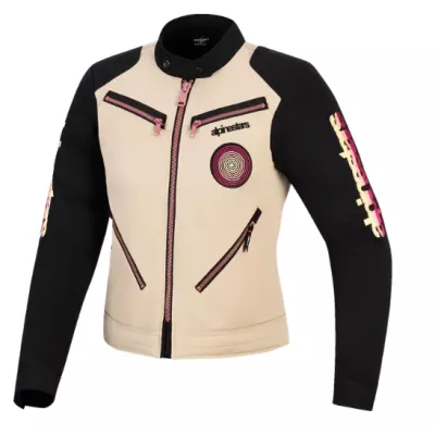 Γυναικείο μπουφάν μηχανής ALPINESTARS STELLA GRACE ALUMINUM/BLACK