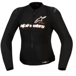 Γυναικείο μπουφάν μηχανής ALPINESTARS STELLA SMX AIR BLACK/WHITE/RED FLUO