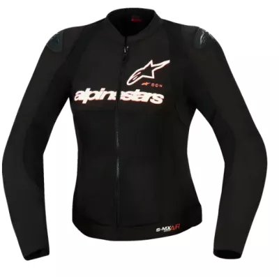 Γυναικείο μπουφάν μηχανής ALPINESTARS STELLA SMX AIR BLACK/WHITE/RED FLUO