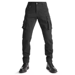 Παντελόνι μηχανής PANDO MOTO Desert Cargo Black Cordura® - SUPER LONG