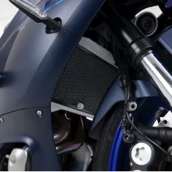 Προστατευτικό ψυγείου μοτοσυκλέτας R&G RACING Radiator Guard Black AL - Yamaha R7 