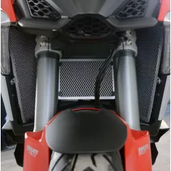 Προστατευτικό ψυγείου μοτοσυκλέτας R&G RACING Radiator Guard Red - Ducati Multistrada V4S