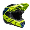 Κράνος motocross BELL Moto 10 Spherical - Sliced Matte/Gloss Retina/Blue thumb