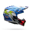 Κράνος motocross BELL Moto 10 Spherical - Pro Circuit 25 Gloss Blue/White thumb