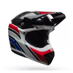 Κράνος motocross BELL Moto 10 Spherical - RSD Old Glory Gloss Red/Blue