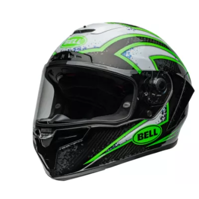 Κράνος μηχανής BELL Race Star DLX Flex - Xenon Gloss Black/Kryptonite