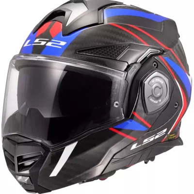 Κράνος μηχανής LS2 FF901 Advant X C Future 2 White Blue Κράνος μηχανής LS2 FF901 Advant X C Future 2 White Blue