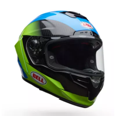 Κράνος μηχανής BELL Race Star DLX Flex - Corsa Blue/Flo