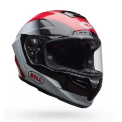 Κράνος μηχανής BELL Race Star DLX Flex - Corsa Red/White