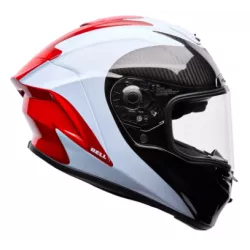 Κράνος μηχανής BELL Race Star DLX Flex - Fluid Red/White