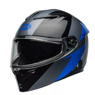 Κράνος μηχανής BELL Lithium Mips - Shear Gloss Gray/Blue