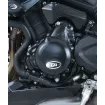 Προστατευτικό κάλυμμα κινητήρα R&G RACING Left Crankcase Protection Cover Black Triumph Daytona 675/ Speed Triple 675/765 thumb