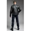 Μπουφάν μηχανής PANDO MOTO TWIN LEATHER BLACK thumb
