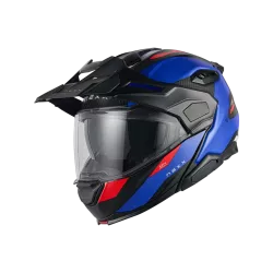 Κράνος μηχανής NEXX X.LIFECOUNTRY TERRA BLUE/RED MT