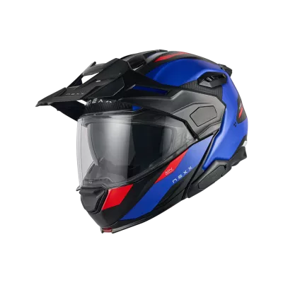 Κράνος μηχανής NEXX X.LIFECOUNTRY TERRA BLUE/RED MT