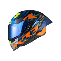 Κράνος μηχανής NEXX X.R3R ZIGER ORANGE/BLUE