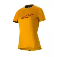 Γυναικεία μπλούζα ποδηλασίας ALPINESTARS STELLA SS A-DURA RIDE ORANGE