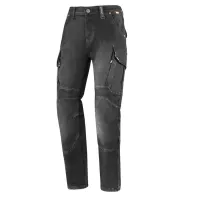 Παντελόνι μηχανής SECA SQUARE II SHORT WASHED BLACK