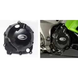 Προστατευτικό κάλυμμα κινητήρα R&G RACING Right Crankcase Protection Cover Black Kawasaki Z1000/SX
