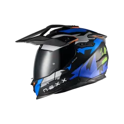 Κράνος μηχανής NEXX Y.TRAVL PRIMAL BLUE NEON MATT