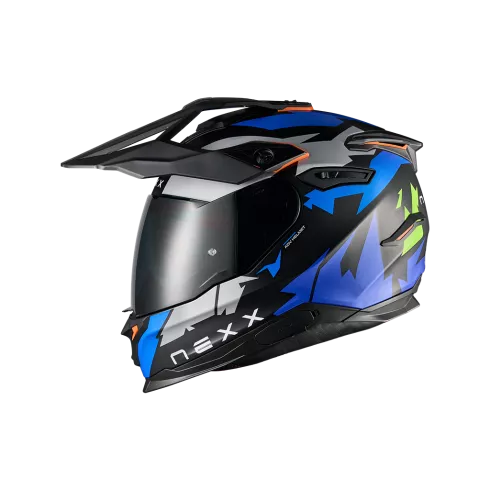 Κράνος μηχανής NEXX Y.TRAVL PRIMAL BLUE NEON MATT