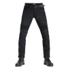 Παντελόνι μηχανής PANDO MOTO KARLDO SLIM BLACK - Men Slim-Fit Cordura®