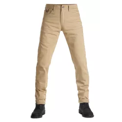 Παντελόνι μηχανής PANDO MOTO ROBBY BEIGE - Slim-fit Cordura®