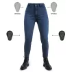Γυναικείο παντελόνι μηχανής PANDO MOTO KUSARI COR 02 - Skinny-Fit Cordura® - LONG thumb