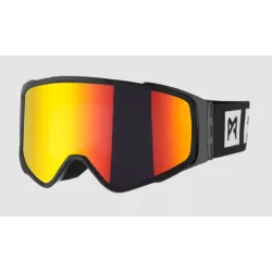 Μάσκα motocross PANDO MOTO Minimalist -  Anti-Fog, Anti-Scratch - RED