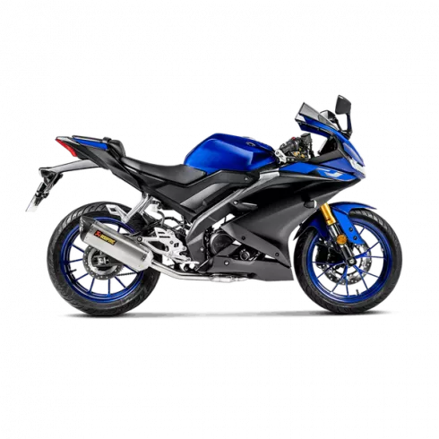 Ολόκληρο σύστημα εξάτμισης AKRAPOVIC RAC TI/CF YZF-R125 Ολόκληρο σύστημα εξάτμισης AKRAPOVIC RAC TI/CF YZF-R125