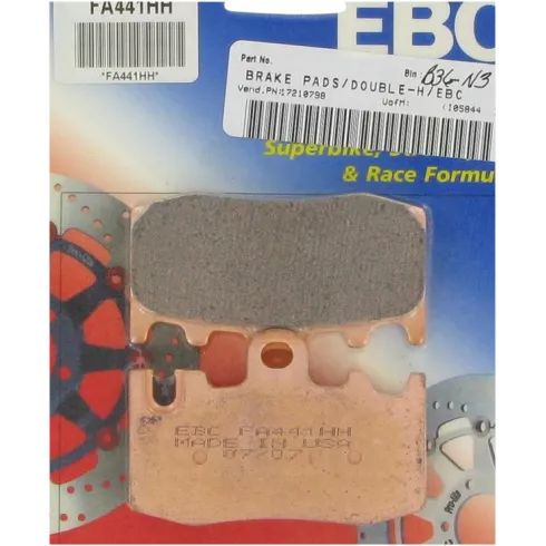 Τακάκια μοτοσυκλέτας EBC SINTERED HH FA441HH Τακάκια μοτοσυκλέτας EBC SINTERED HH FA441HH