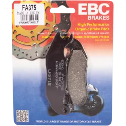 Τακάκια μοτοσυκλέτας EBC FA SER ORGANIC FA375