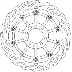 Δισκόπλακα MOTO-MASTER BRAKE ROTOR FLAME DUCATI	SCRAMBLER 803 ABS 23