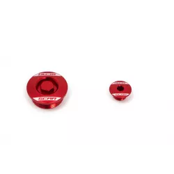Τάπες για καπάκι κινήτρα CRF250 18- RED Τάπες για καπάκι κινήτρα CRF250 18- RED