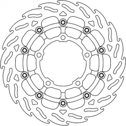 Δισκόπλακα εμπρός MOTO-MASTER BRAKE DISC FLAME FRONT L HONDA CRF 1100 L ABS 22