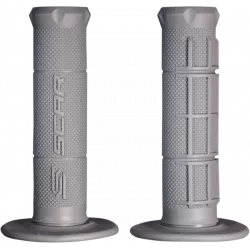 Χειρολαβές μοτοσυκλέτας SCAR HALF WAFFLE ΓΚΡΙ Χειρολαβές μοτοσυκλέτας SCAR HALF WAFFLE ΓΚΡΙ