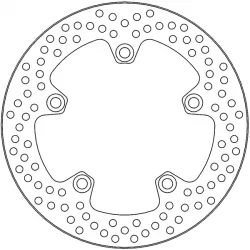 Δισκόπλακα MOTO-MASTER BRAKE ROTOR FIX ROUND SUZUKI GSX-R 1000 R ABS 23 Δισκόπλακα MOTO-MASTER BRAKE ROTOR FIX ROUND SUZUKI GSX-R 1000 R ABS 23