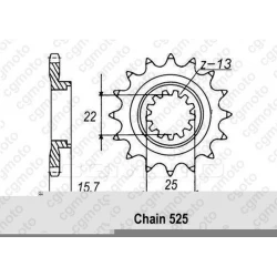 Κιτ αλυσίδα και γρανάζια REGINA για KAWASAKI ZX-6R 600/63698-02 Κιτ αλυσίδα και γρανάζια REGINA για KAWASAKI ZX-6R 600/63698-02