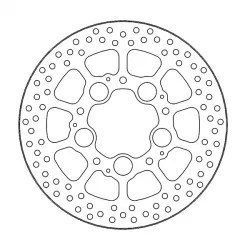 Δισκόπλακα MOTO-MASTER BRAKE DISC HALO FIXED HONDA VFR 800 F ABS 20