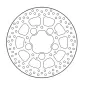 Δισκόπλακα MOTO-MASTER BRAKE DISC HALO FIXED HONDA VFR 800 F ABS 20 thumb