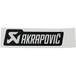 Αυτοκόλλητο AKRAPOVIC MONO AL BLK Αυτοκόλλητο AKRAPOVIC MONO AL BLK