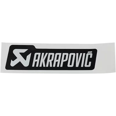 Αυτοκόλλητο AKRAPOVIC MONO AL BLK Αυτοκόλλητο AKRAPOVIC MONO AL BLK